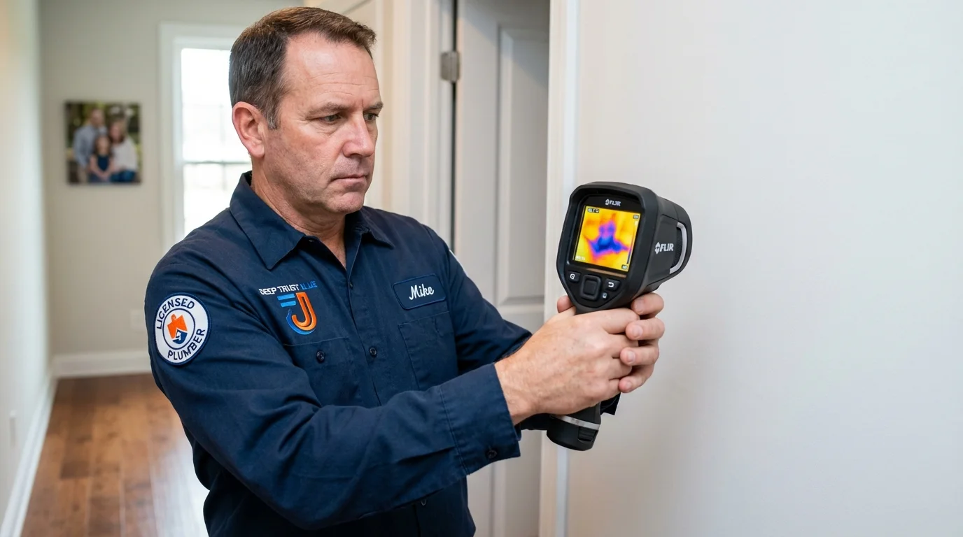 Thermal imaging leak detection by Johns Plumbing LLC in Manly